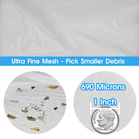 Tidymister safe plastic frame skimmer protects pool liners during cleaning