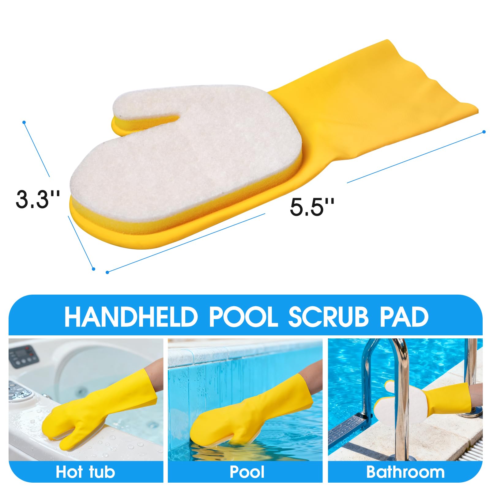 TidyMister Scum Absorber removes oily film and foam for a fresher spa look.