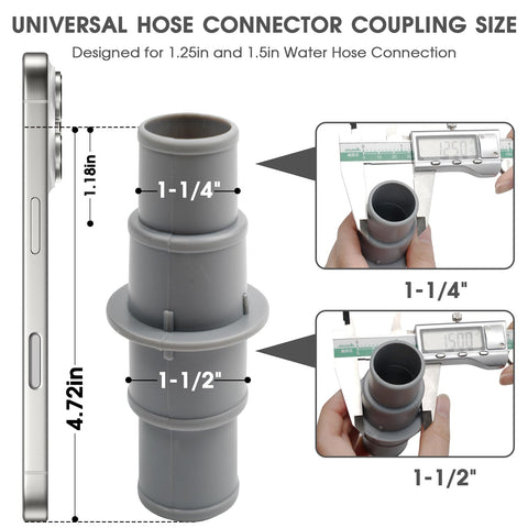 Tidymister stainless steel hose clamps prevent leaks and rust for long-lasting performance.