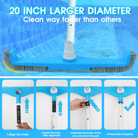 TidyMister swivel hose connection prevents tangling during cleaning.