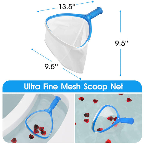 TidyMister 2ft Pole extends reach to clean spa bottoms and hard-to-reach areas.