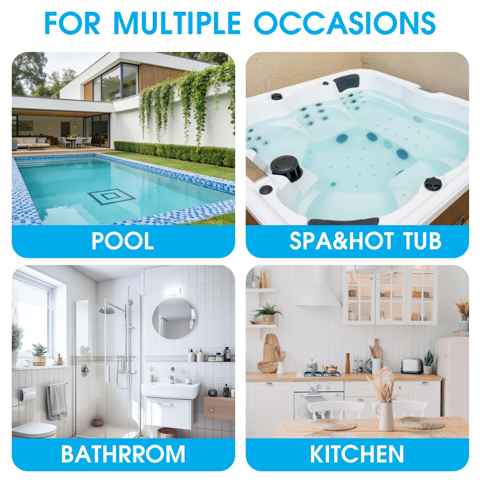 TidyMister waterline cleaning helps maintain pristine spa and pool appearances.