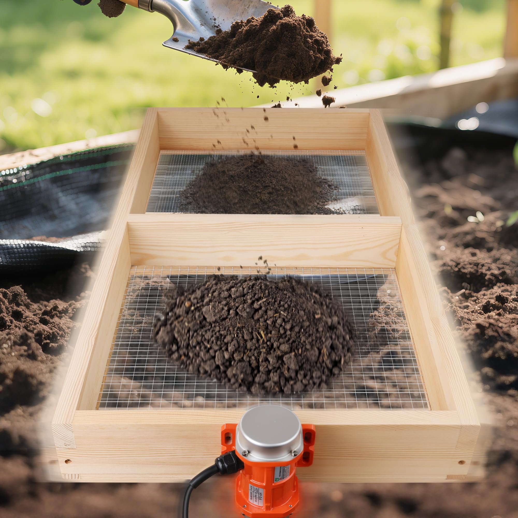 TIEBOLA large-capacity screening area handles big soil batches efficiently