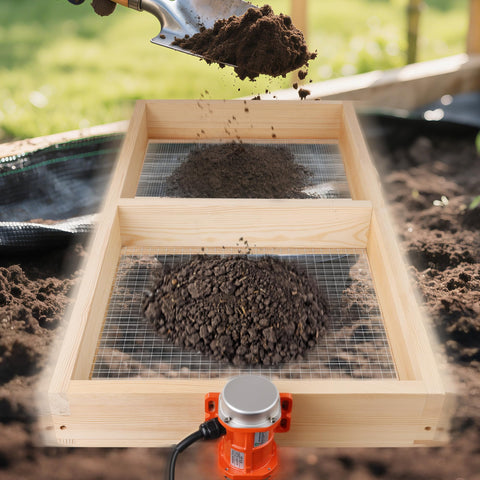 TIEBOLA large-capacity screening area handles big soil batches efficiently