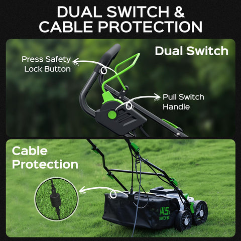 TIECTOWN foldable handle for compact storage after use