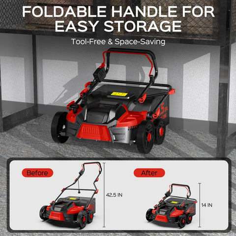TIECTOWN wear-resistant wheels enable smooth lawn maneuvering.
