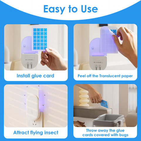 TIENBE glue cards in-trap view show non-toxic design for homes.