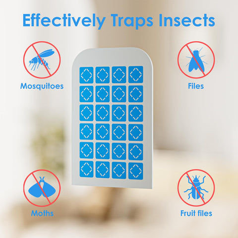 TIENBE indoor fly trap glue card discreet design blends with home decor