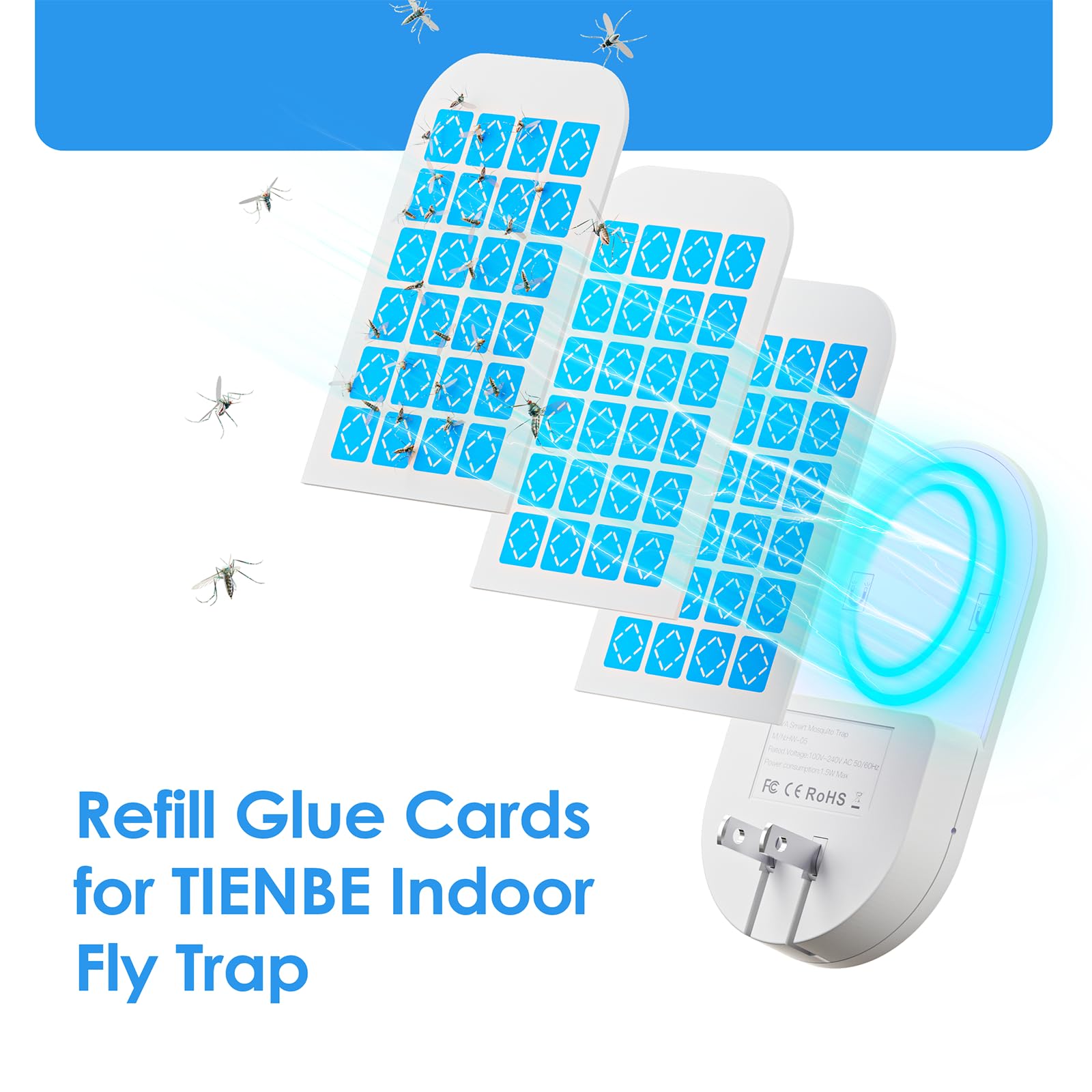 TIENBE odorless glue card for pest control compatible with TIENBE traps