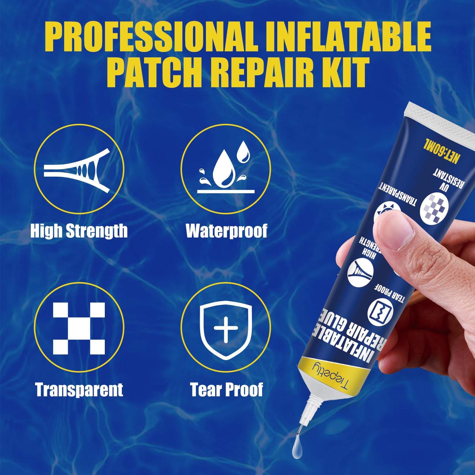 Tiepetly DIY repair setup for home inflatables keeps gear ready