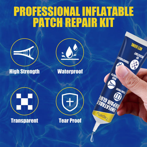 Tiepetly DIY repair setup for home inflatables keeps gear ready