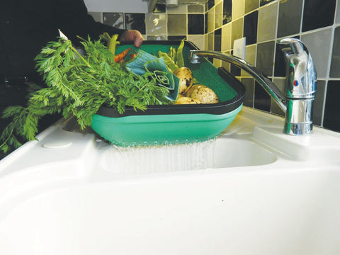 Tierra Garden GP184 Colander Trug easy-clean surface for quick washing and drying.