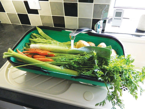Tierra Garden GP184 Colander Trug versatile for vegetables and fruits in prep tasks.