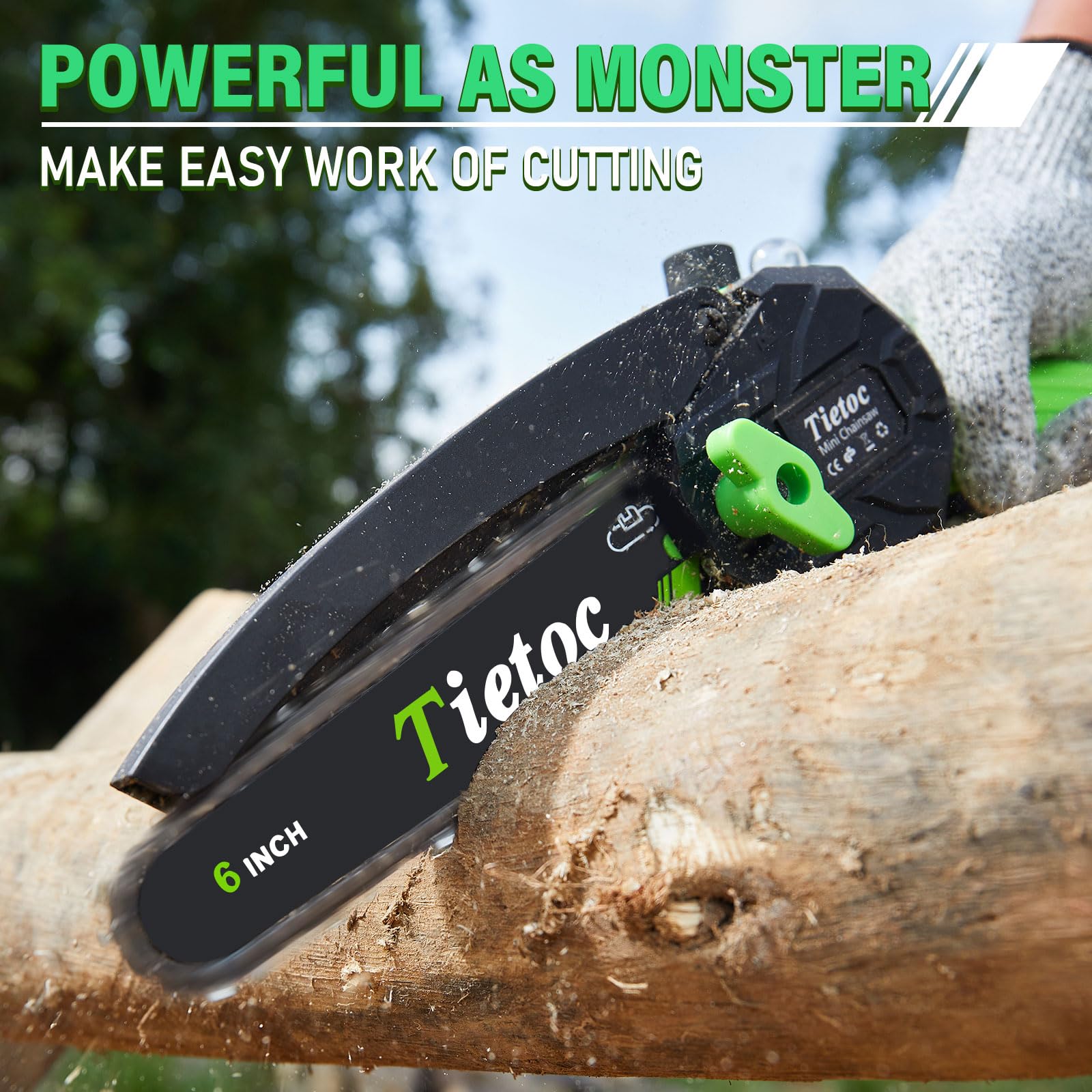 Tietoc compact kit includes essential tools for quick setup.