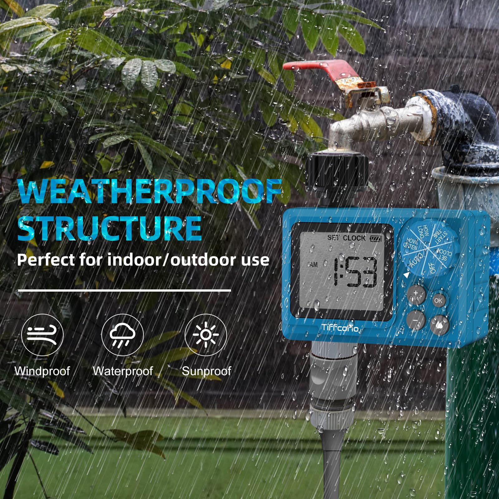 TiFFCOFiO automatic watering helps keep plants hydrated while traveling