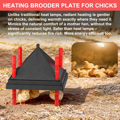 Tiflev plate suitable for outdoor barns and coops.
