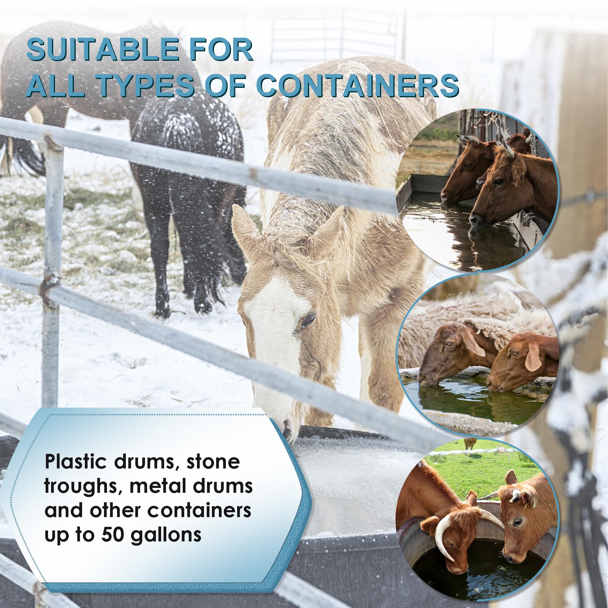Tiflev de-icer rust-resistant coating maintains clean water in winter.