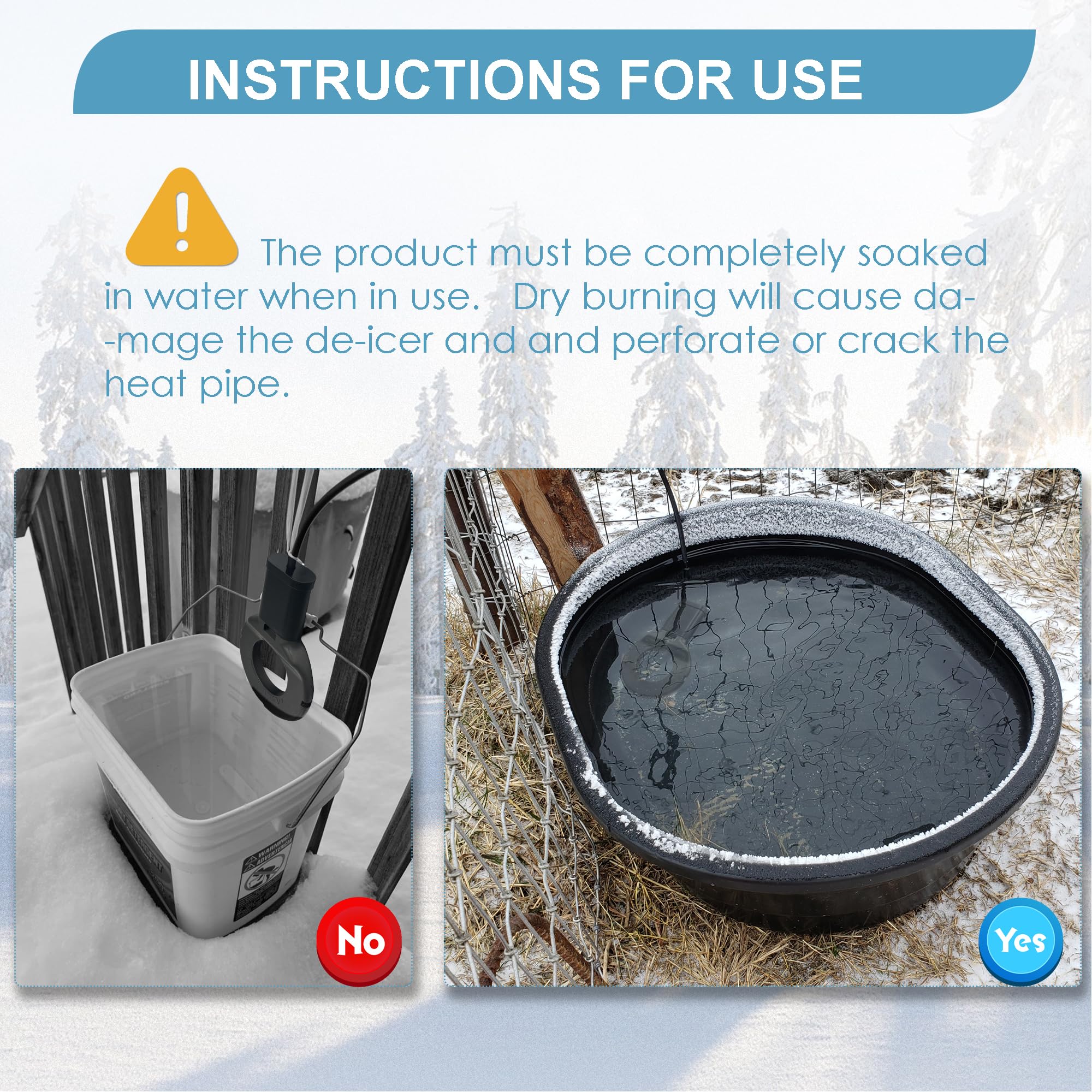 Tiflev extended cold-resistant power cord performs reliably outdoors.