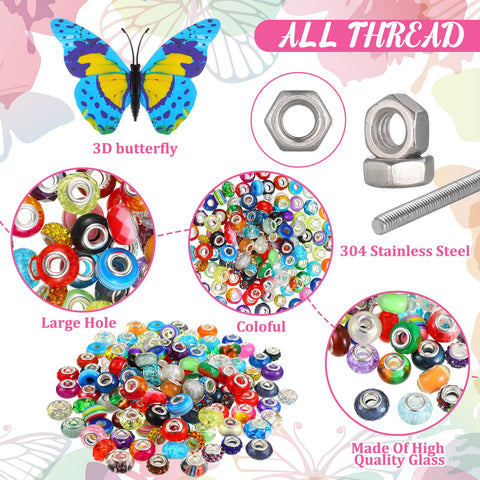 Tigeen 3D butterfly ornament kit highlights precision details for standout garden decor.
