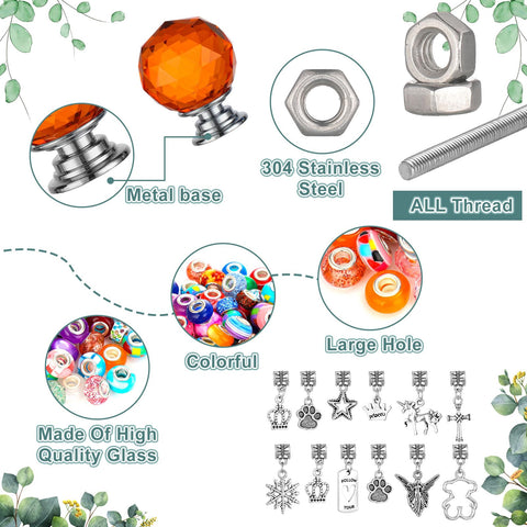 Tigeen painted rhinestone beads brighten patios and planters