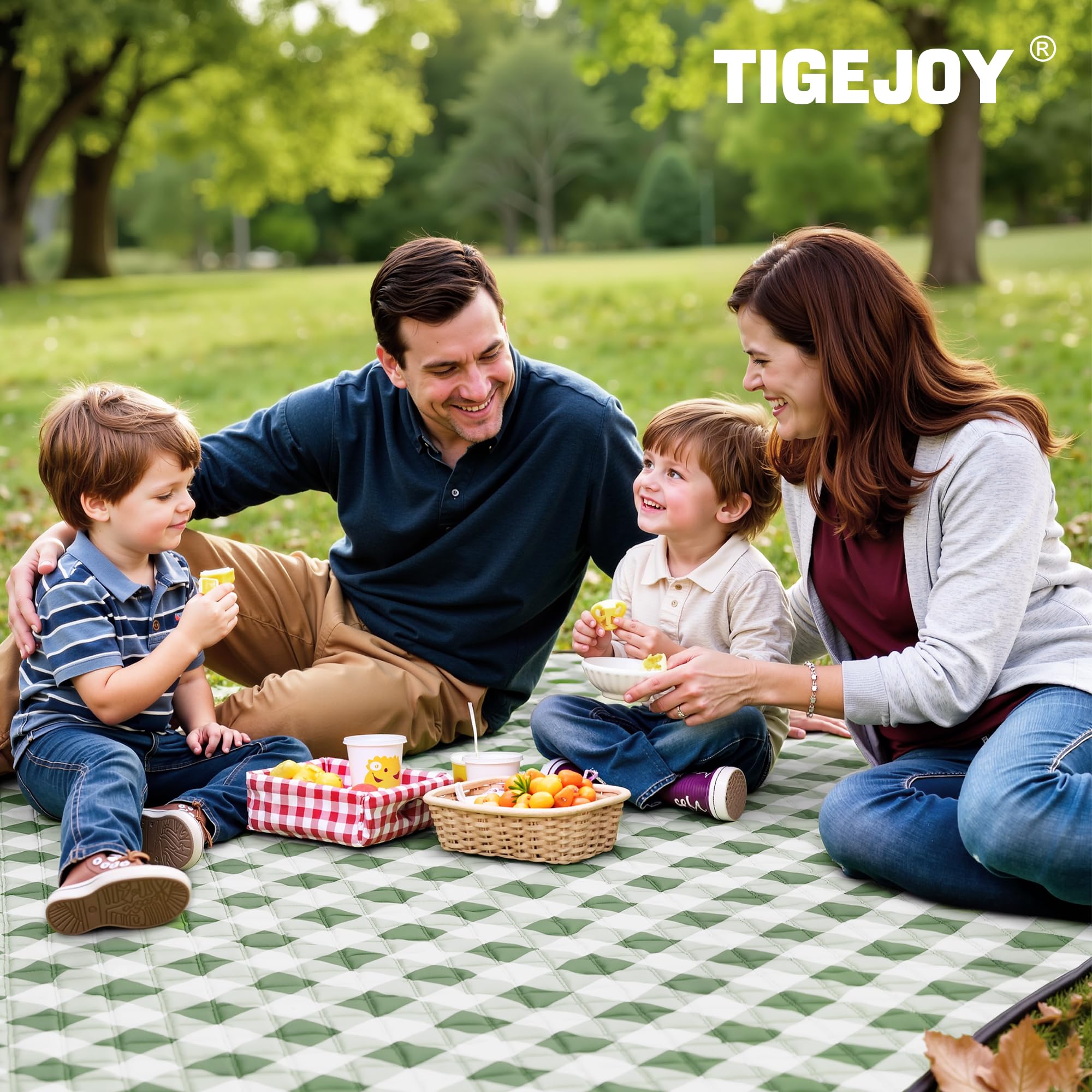 TigeJoy durable fabric is machine washable for simple cleanup.