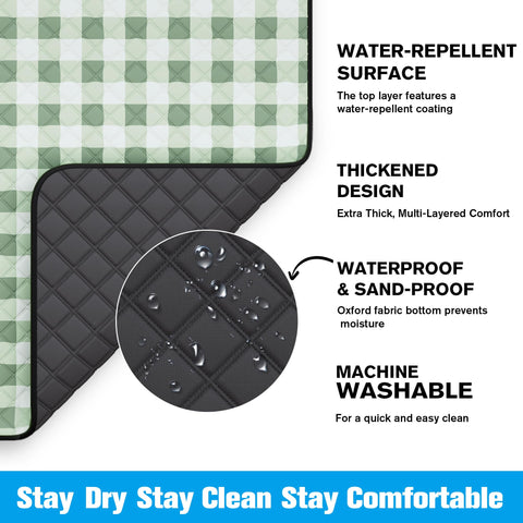 TigeJoy fabric texture close-up highlights soft padding and durable weave