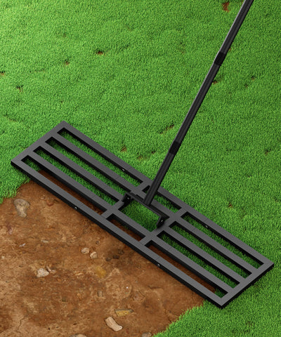 Tigerden lawn leveling rake 36x10-inch head smooths soil efficiently