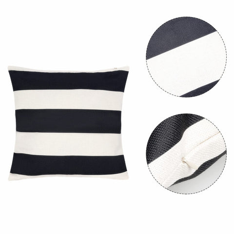 Tiggell 4-pack waterproof pillow covers for indoor sofas and patios.