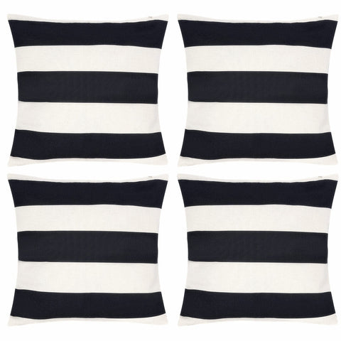 Tiggell waterproof striped pillow cover 18x18, ideal for outdoor cushions in rain.
