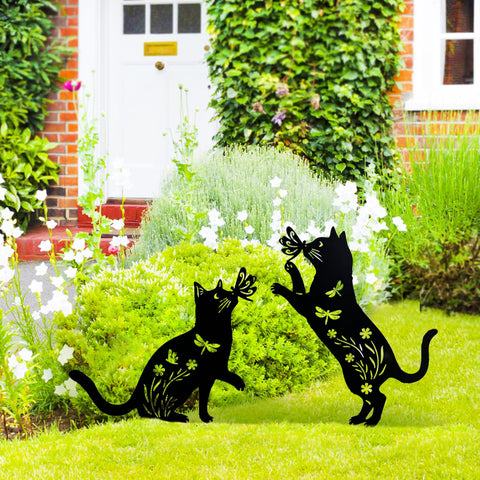 TIGGSY cat patio decor stake transforms balconies into inviting spaces.