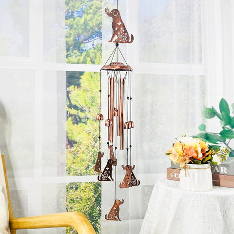 TIGGSY wind chime is weather-resistant, durable for outdoor or indoor use