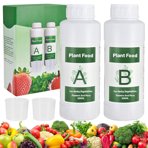 Tigvio A&B nutrient bottles for Aerogarden feeding indoor plants