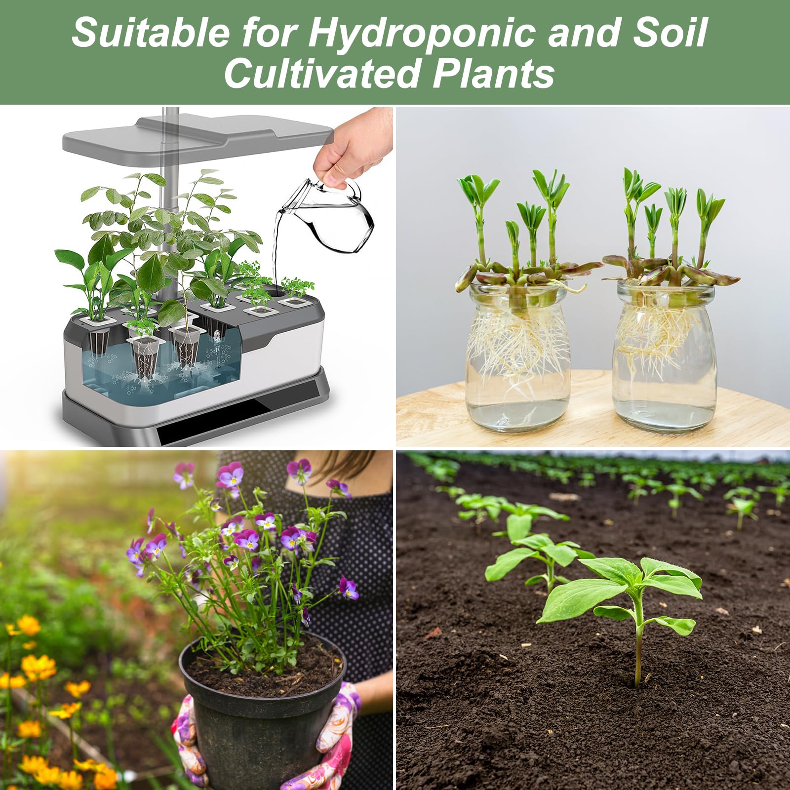 Tigvio complete hydroponic plant food set for healthier indoor growth