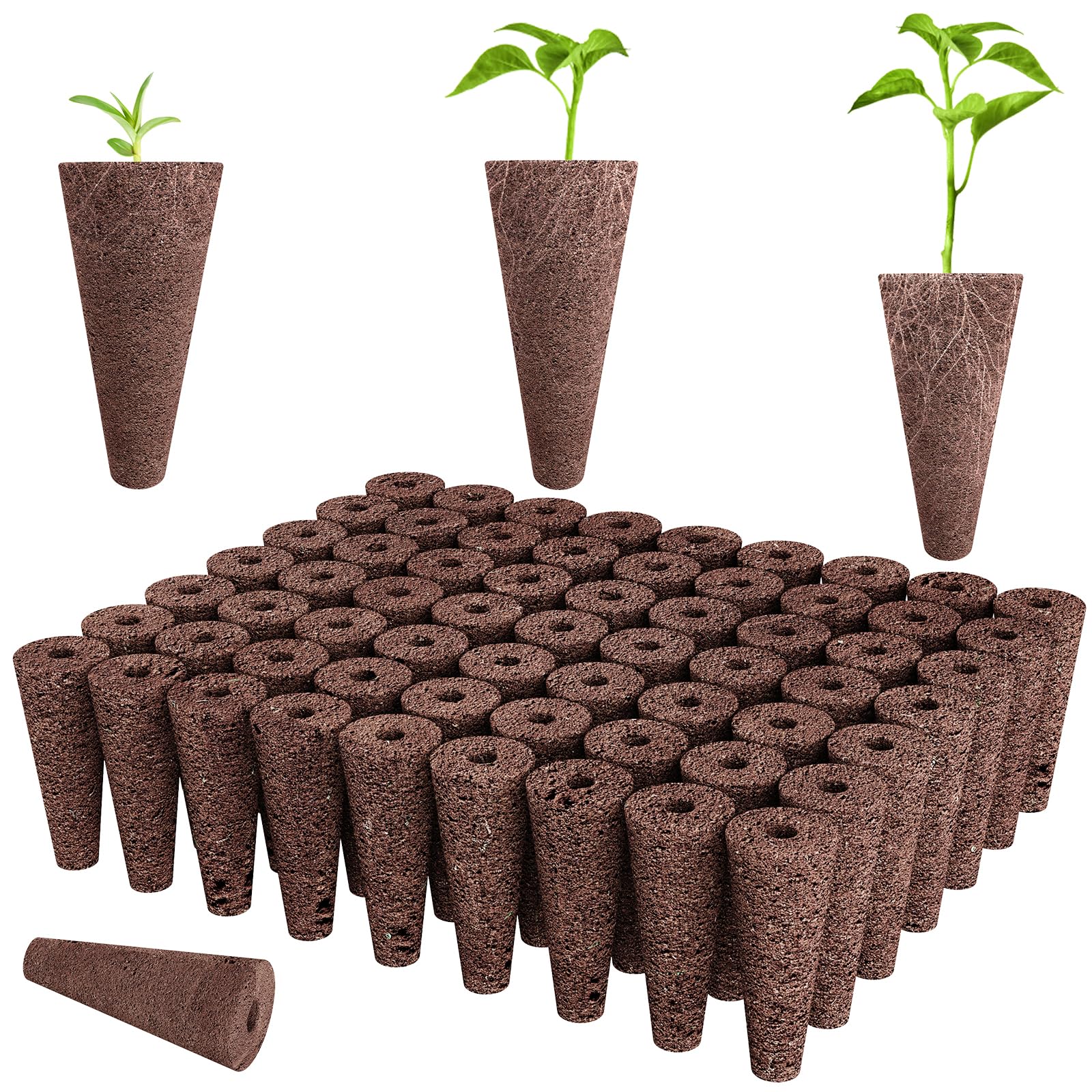 Tigvio hydroponic pods kit 50-pack ready for versatile indoor gardening.