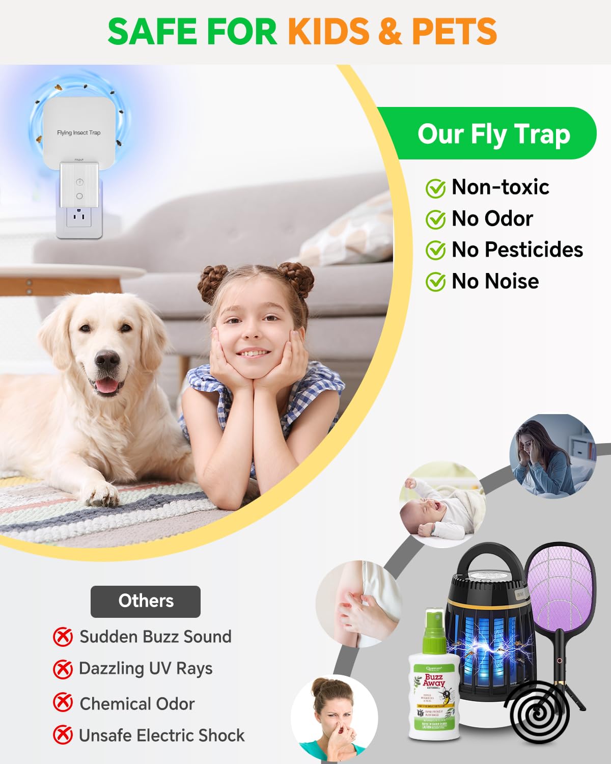 Tihilgam Plug-in Trap Housing offers easy setup in any room.