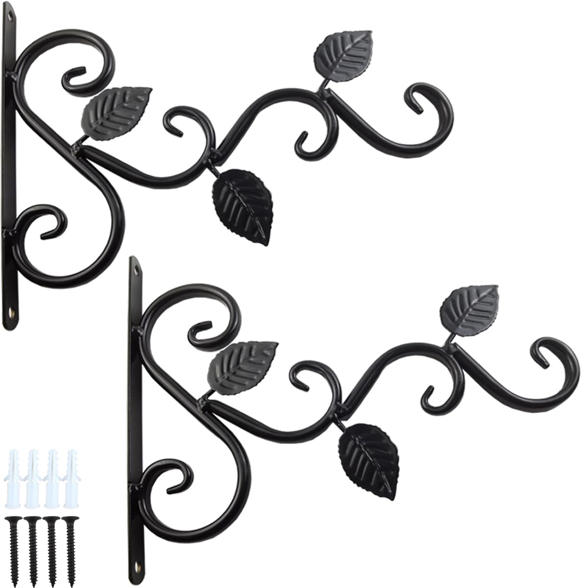 TIHOOD wall hook bracket secures a hanging planter on a sturdy wall
