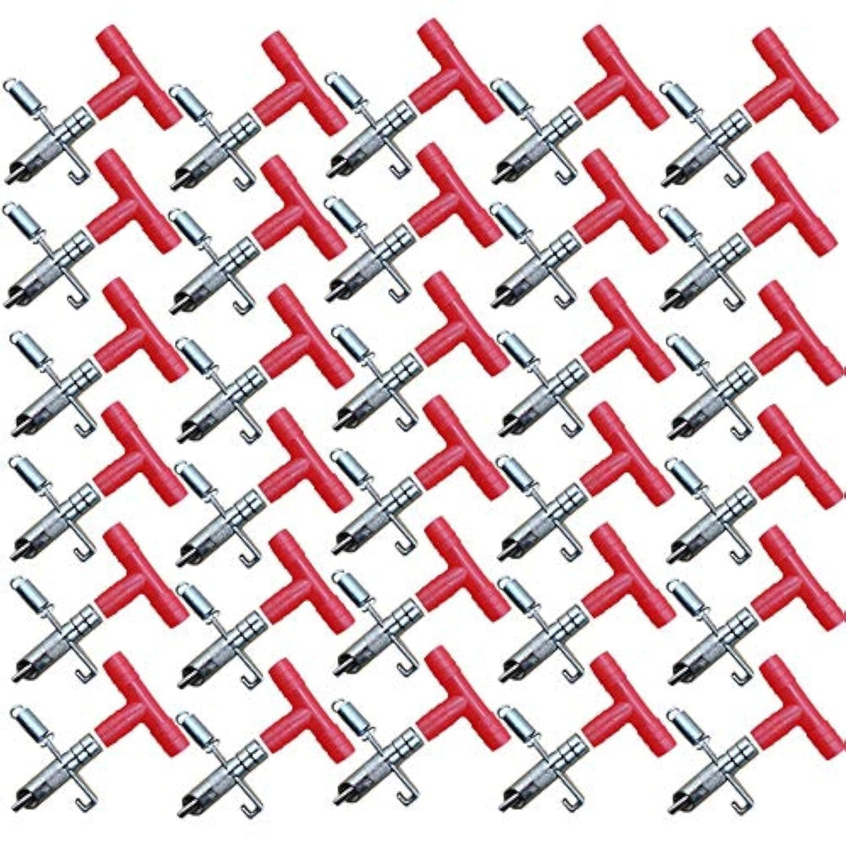 TIHOOD 30-piece nipple drinker set for rabbits with durable stainless steel and plastic parts.