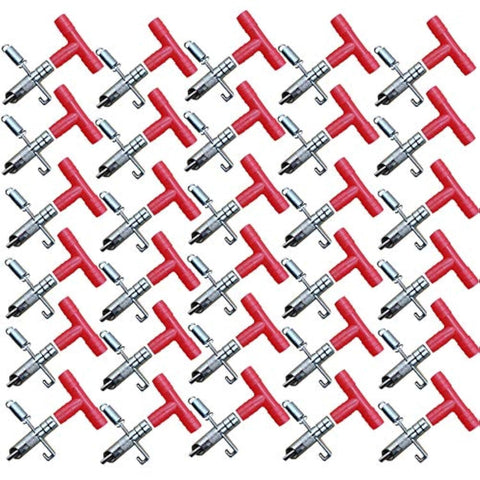 TIHOOD 30-piece nipple drinker set for rabbits with durable stainless steel and plastic parts.