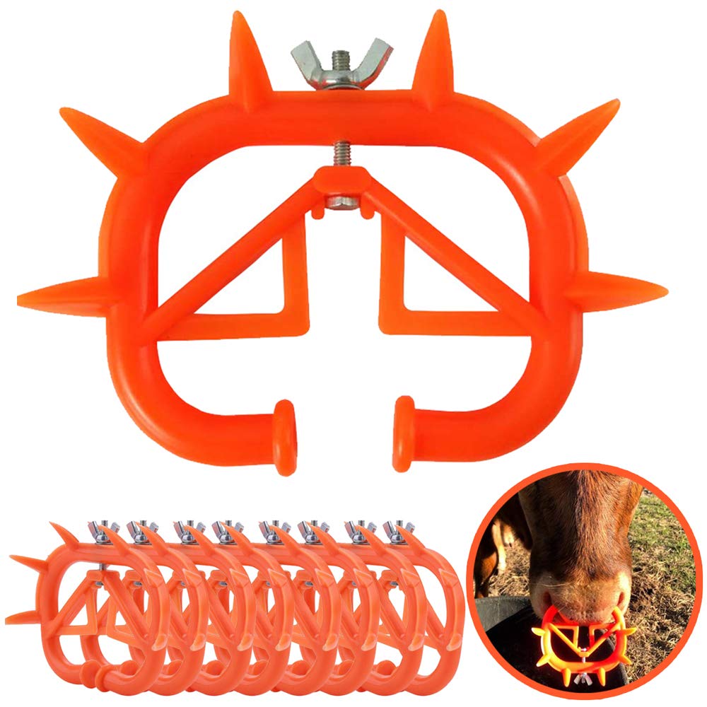 TIHOOD cow nose ring 10pc set for gentle, ready-to-use weaning