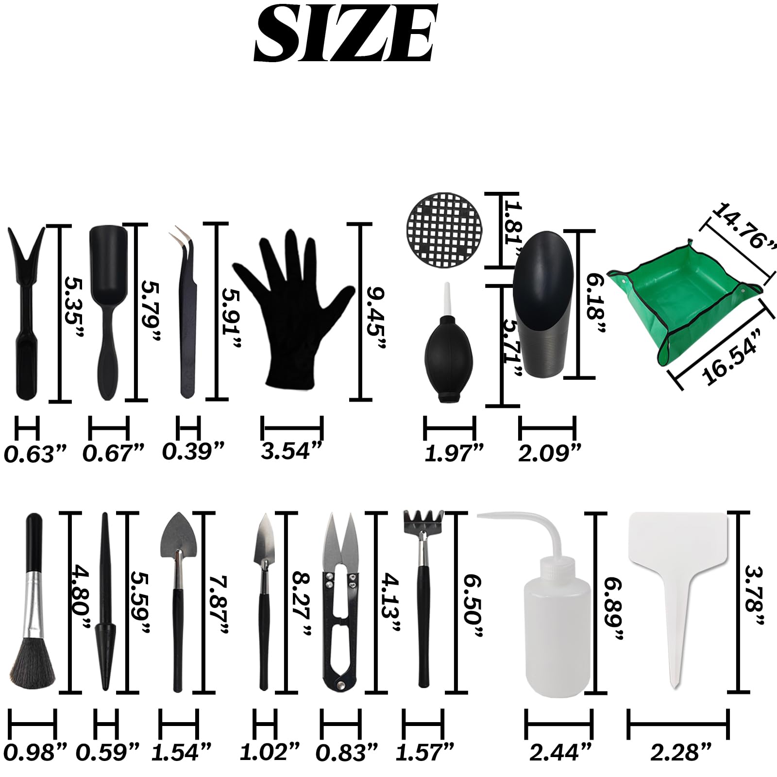 TIHOOD curved tip tweezer for precise root work during repotting