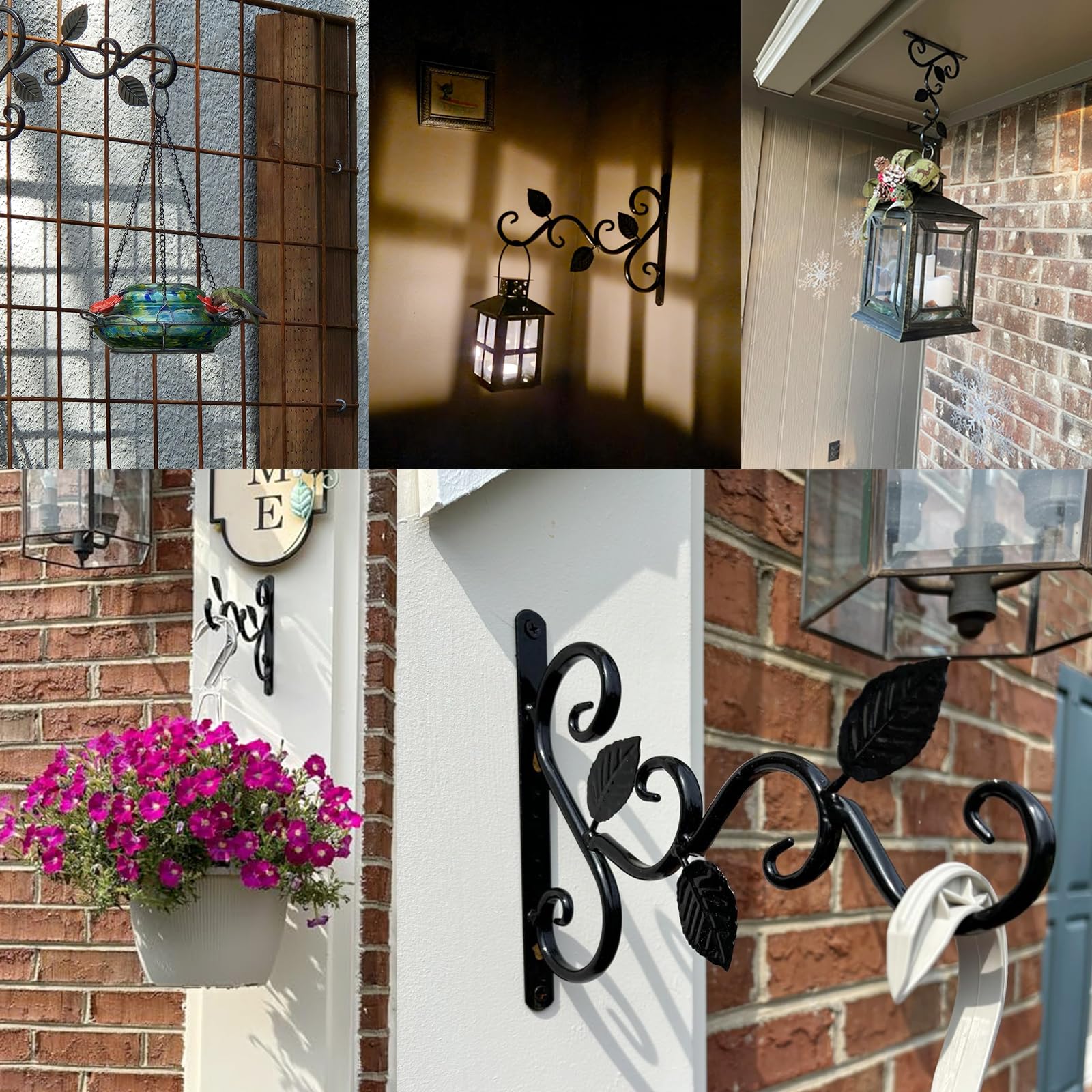 TIHOOD decorative black finish enhances outdoor decor