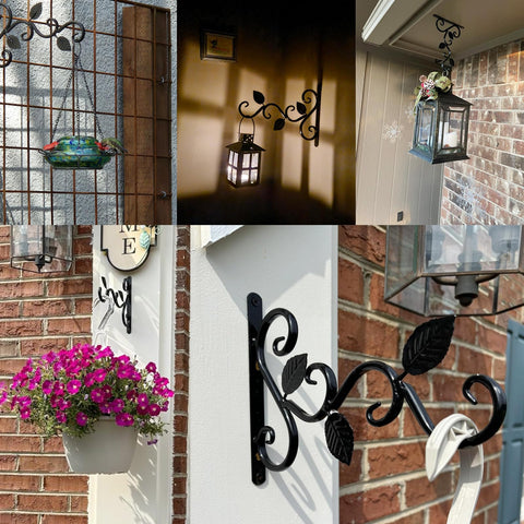 TIHOOD decorative black finish enhances outdoor decor