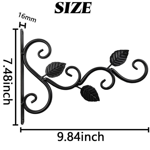 TIHOOD rust-resistant steel bracket mounting a bird feeder outdoors