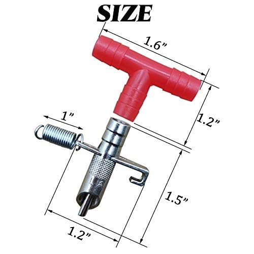 TIHOOD rabbit nipple drinker with built-in cage clip for secure mounting.