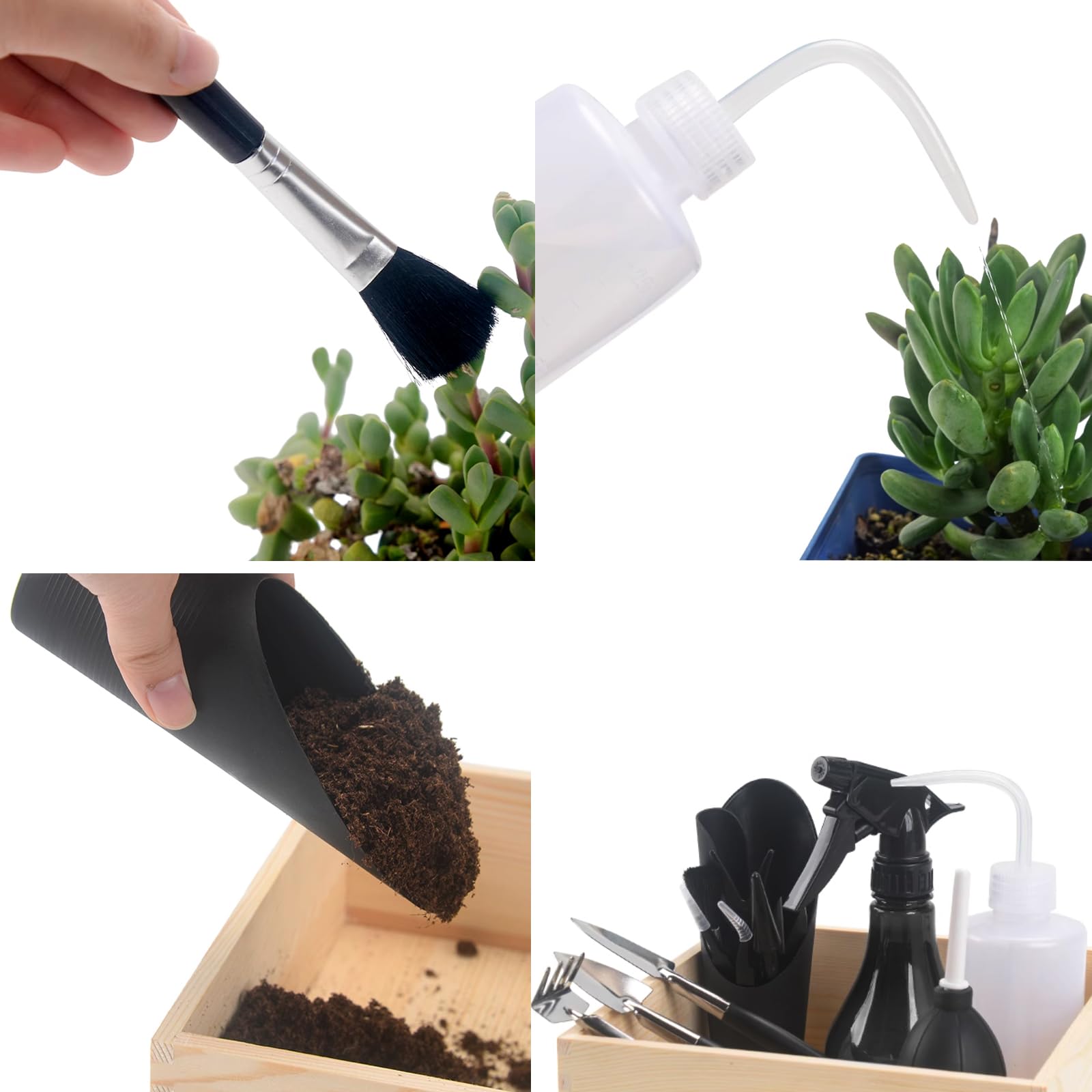 TIHOOD transplanting tools set enables safe soil loosening and planting