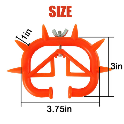 TIHOOD weaner tool red plastic close-up shows durable, non-toxic material