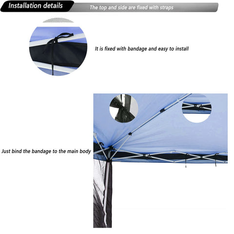 Tiimmgaal easy-install top ties simplify setup for quick protection.