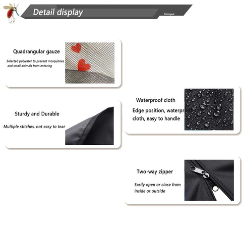 Tiimmgaal top tie-downs enable quick, one-person installation.