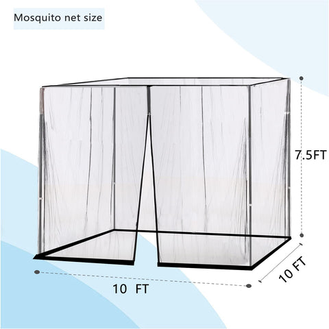 Tiimmgaal high-density mesh 75D blocks insects while preserving airflow.
