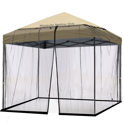 Tiimmgaal patio mosquito netting with top drawstring fits 10x10 umbrellas.